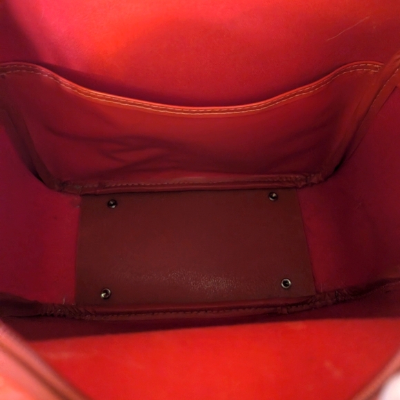 Samsonite 70's Vintage Red Structured Carry On Travel Bag 🍒 - Picture 9 of 12